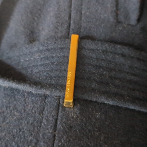 Michael Kors| Sapphire Blue Wool Blend Belated Coat With Pockets - Picture 10 of 15